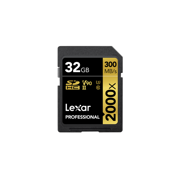 Tarjeta Lexar Professional 2000x SDHC ™ / SDXC ™ UHS-II de 32GB 